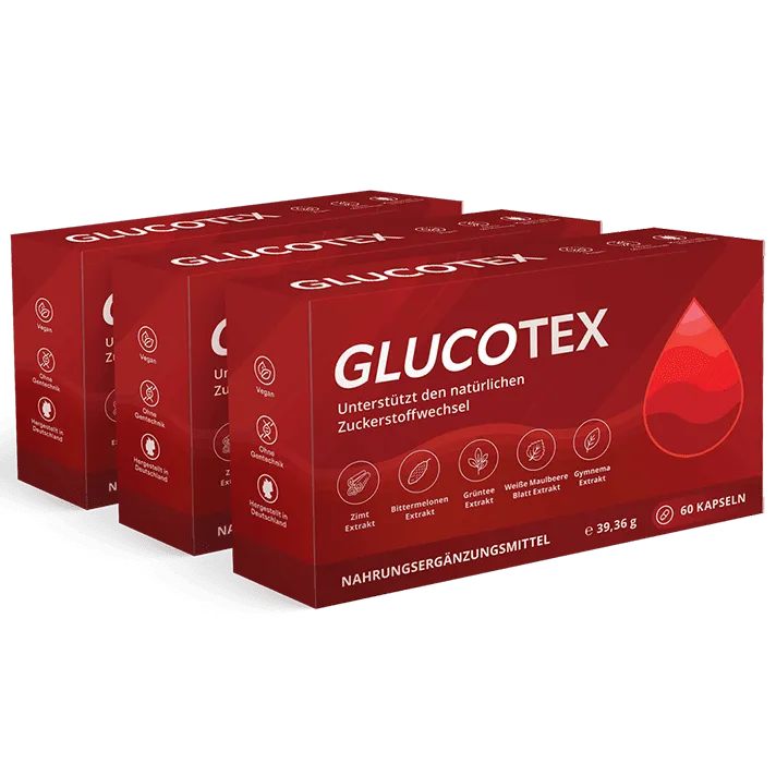 Glucotex Kapseln – natürliche Formel für Blutzucker, Stoffwechsel und Energie